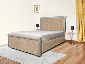 Glitz Lunar Upholstered Bed