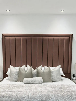Hampton panel upholstered bed