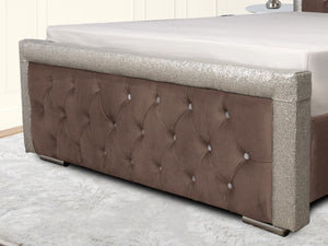 Glitz Lunar Upholstered Bed