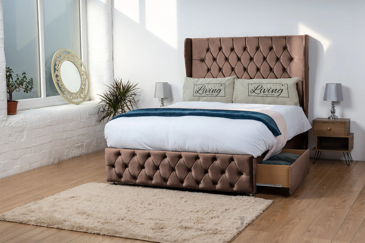 Luxor Wingback Divan Bed