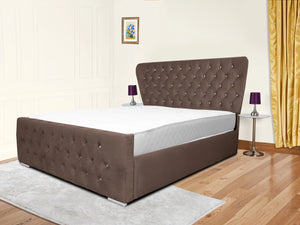 Kendall Winged Upholstered Bed
