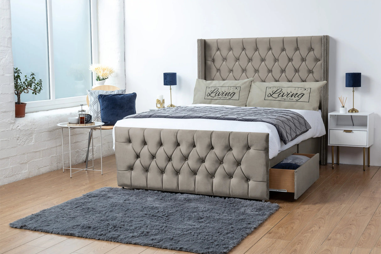 Emily Wingback Divan Bed