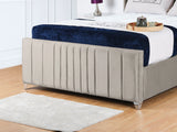 Valencia Lined Wings Upholstered Bed