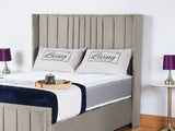 Valencia Lined Wings Upholstered Bed