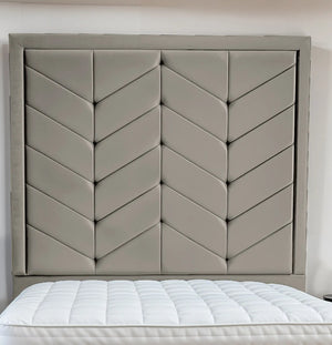 Indulgence Border Upholstered Bed