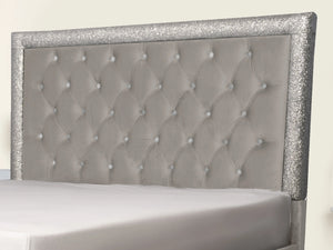 Glitz Lunar Upholstered Bed