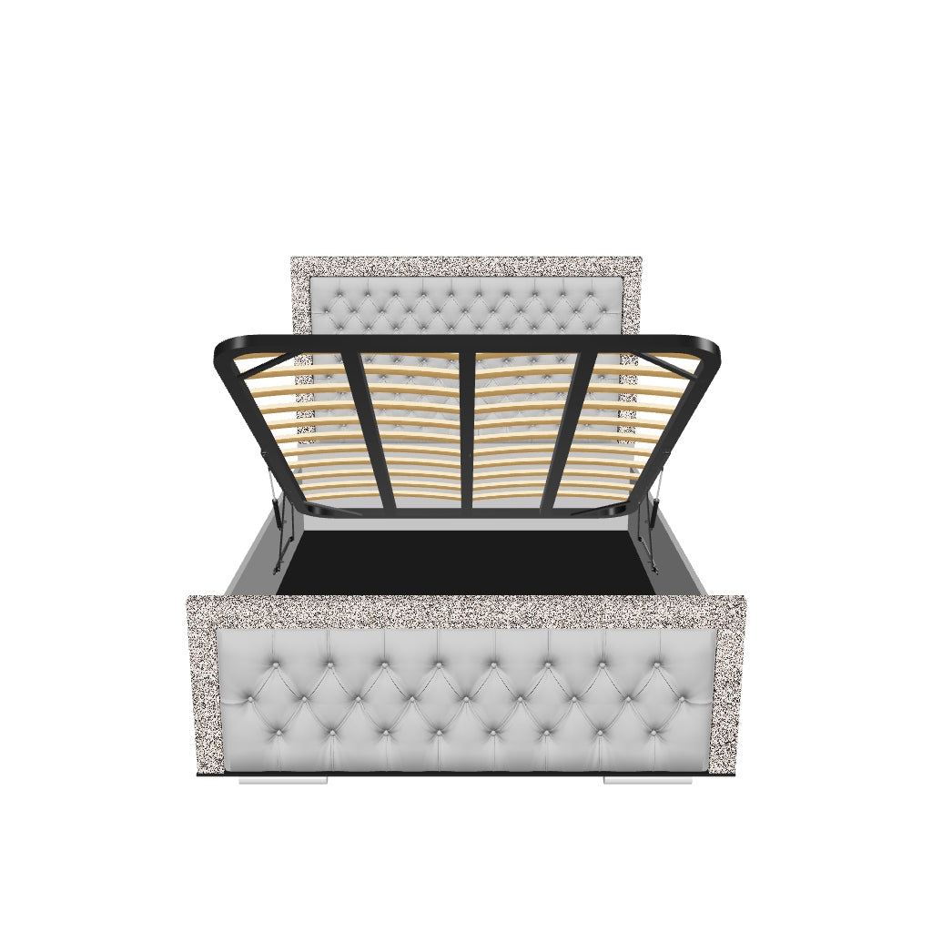 Glitz Lunar Upholstered Bed
