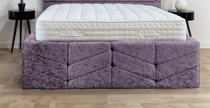 Indulgence Border Upholstered Bed