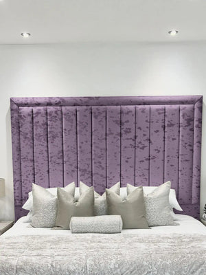 Hampton panel upholstered bed