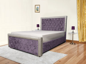 Glitz Lunar Upholstered Bed
