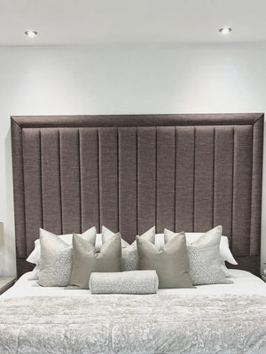 Hampton panel upholstered bed