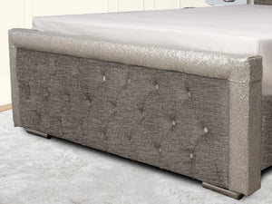 Glitz Lunar Upholstered Bed