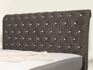 Swan Sleigh Chesterfield Upholstered Bed