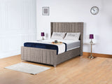 Valencia Lined Wings Upholstered Bed