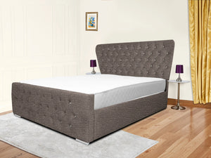 Kendall Winged Upholstered Bed