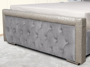 Glitz Lunar Upholstered Bed