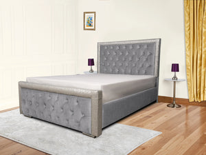 Glitz Lunar Upholstered Bed