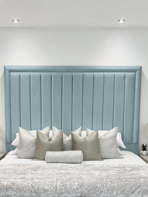 Hampton panel upholstered bed