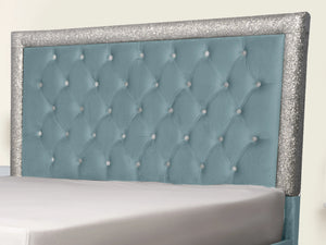 Glitz Lunar Upholstered Bed