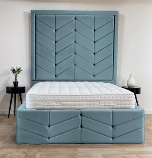 Indulgence Border Upholstered Bed