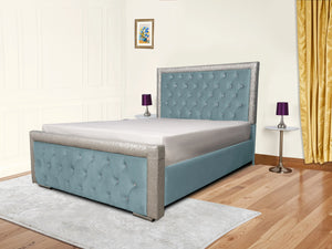 Glitz Lunar Upholstered Bed