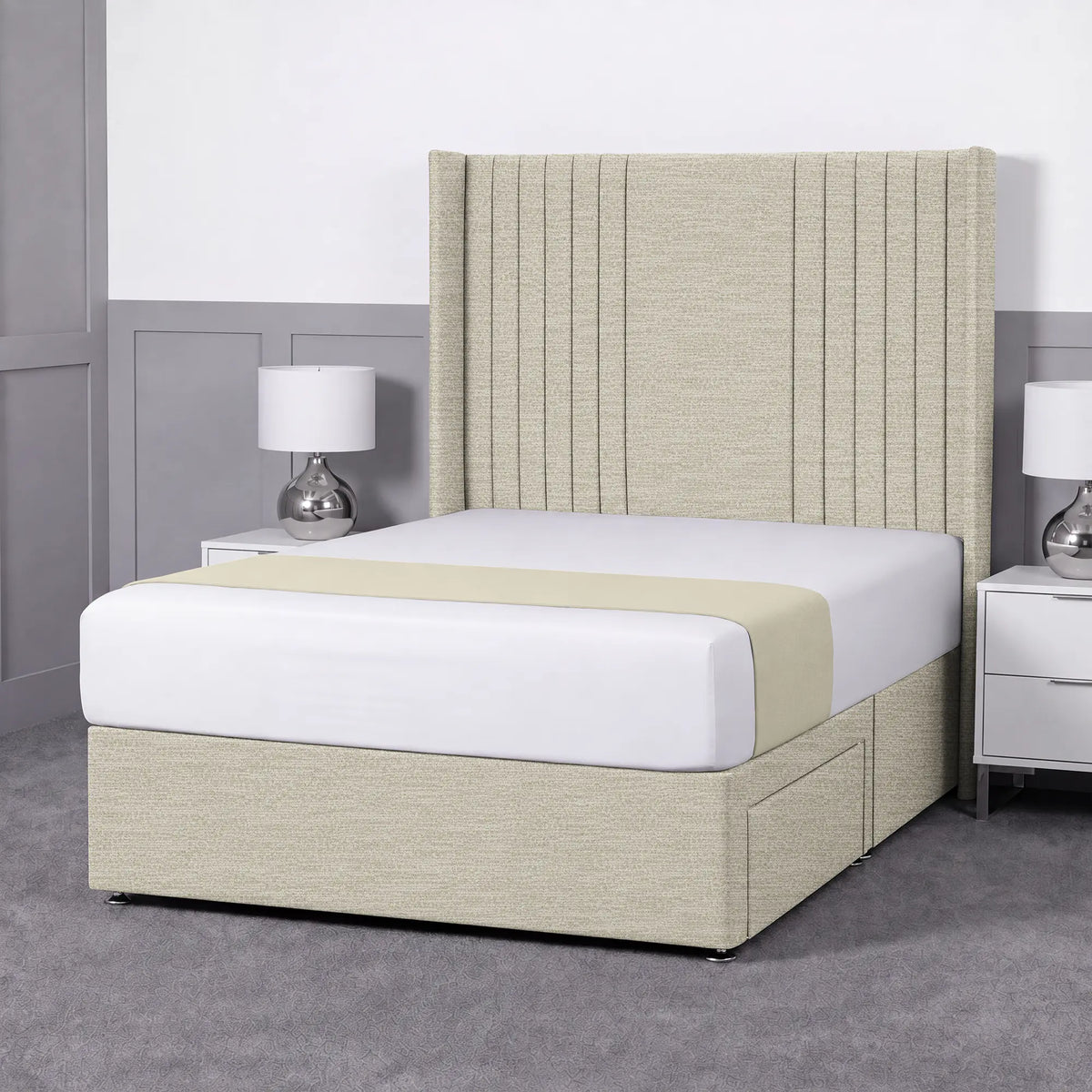 Skyline Wingback Divan bed