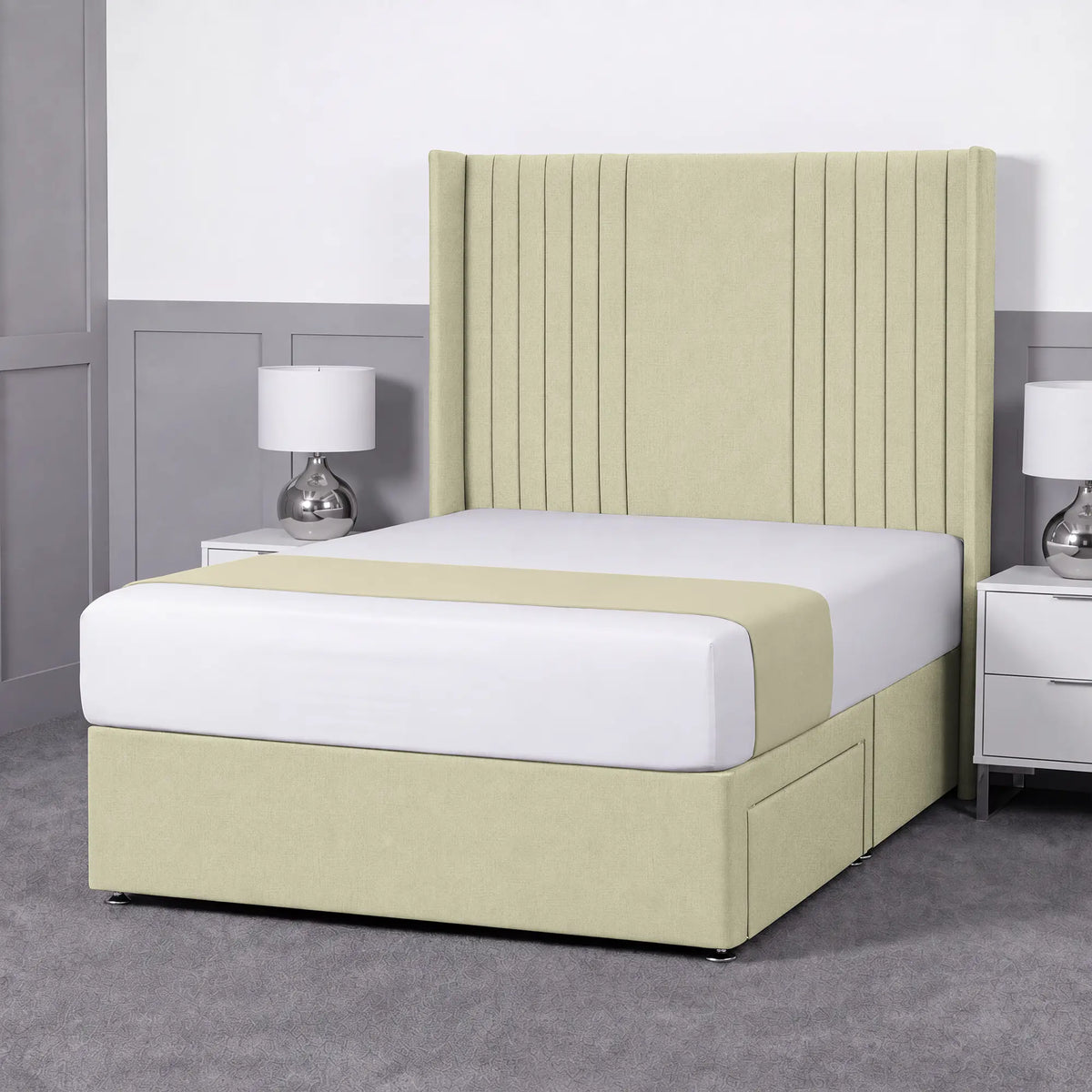Skyline Wingback Divan bed