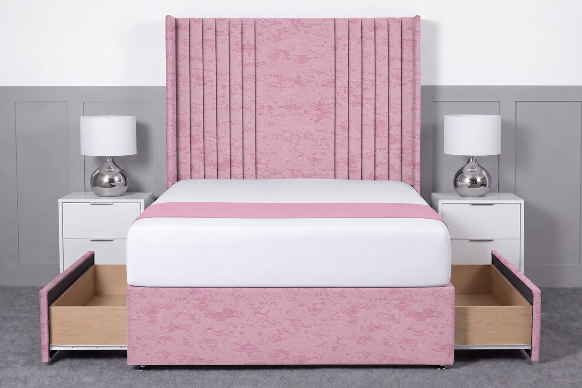 Skyline Wingback Divan bed