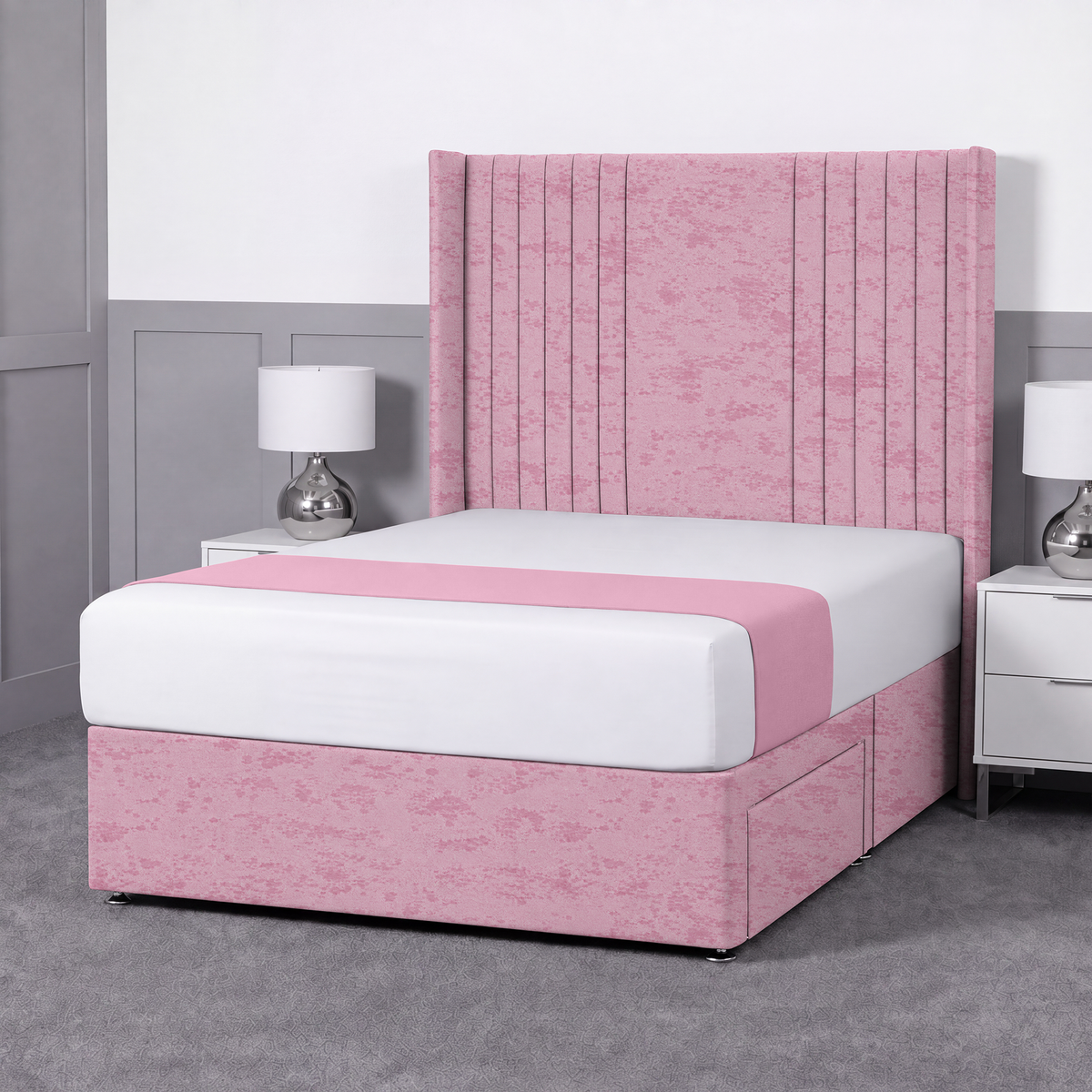 Skyline Wingback Divan bed