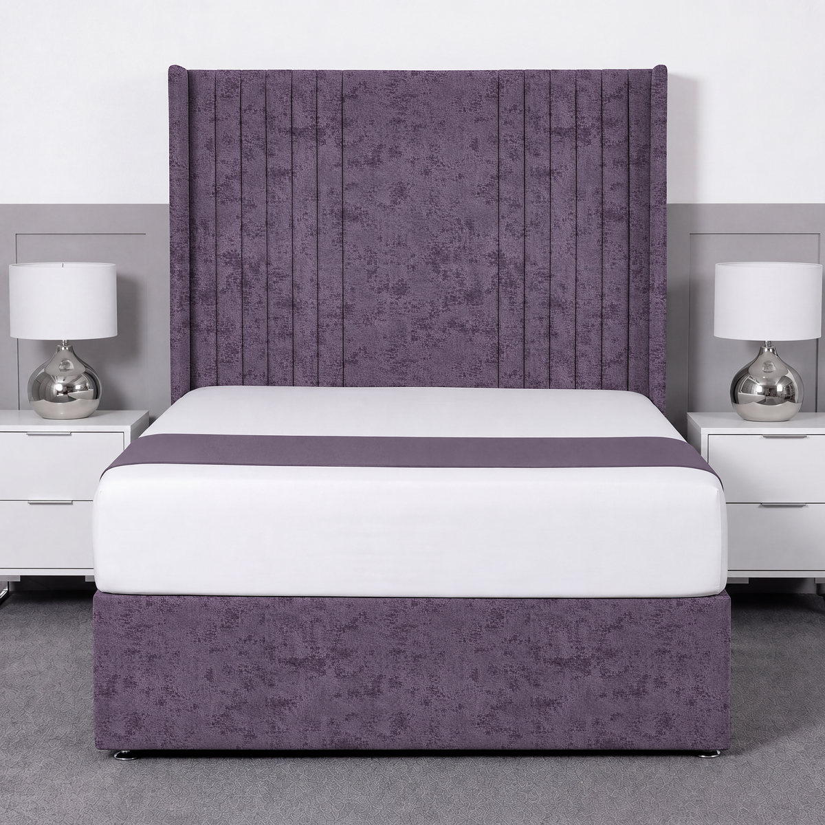Skyline Wingback Divan bed