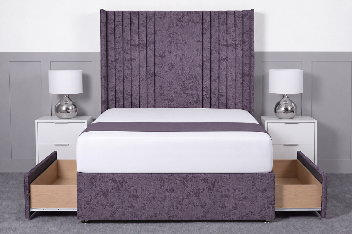 Skyline Wingback Divan bed