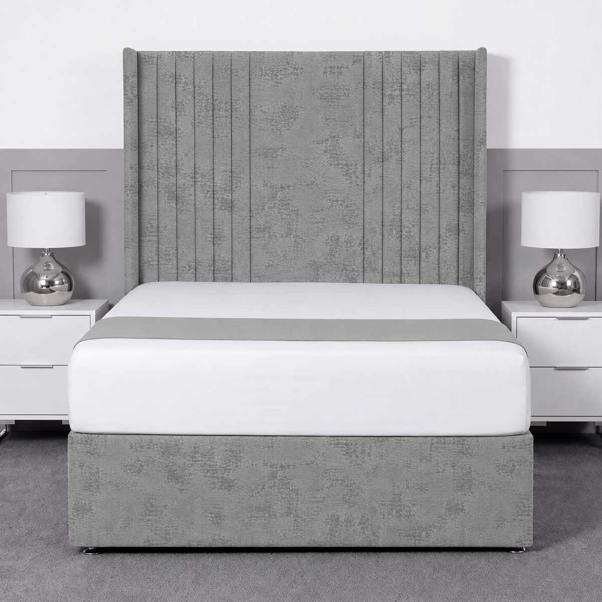 Skyline Wingback Divan bed