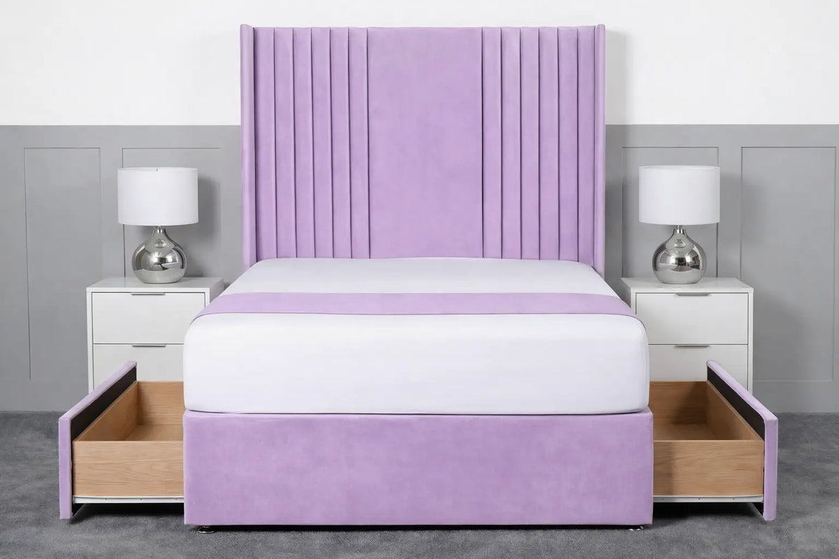 Skyline Wingback Divan bed