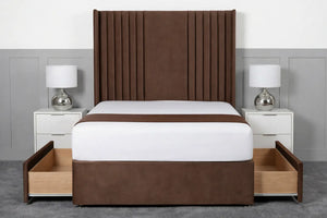 Skyline Wingback Divan bed