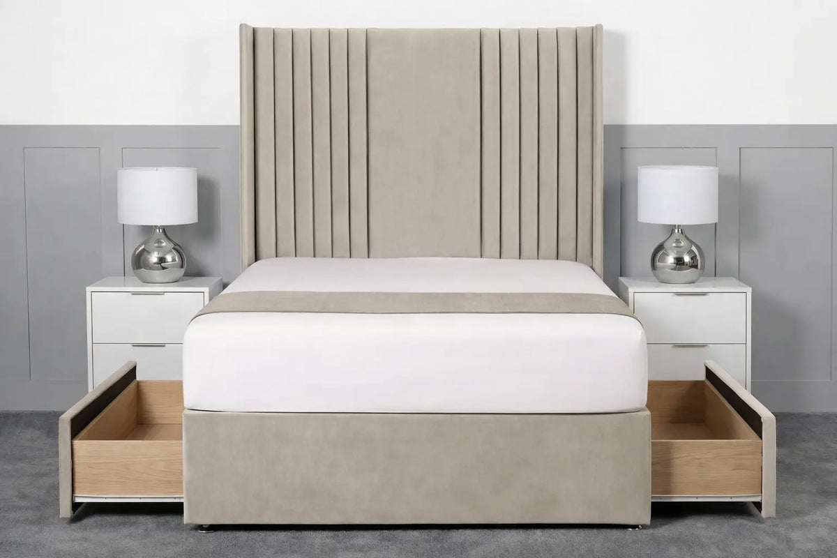Skyline Wingback Divan bed