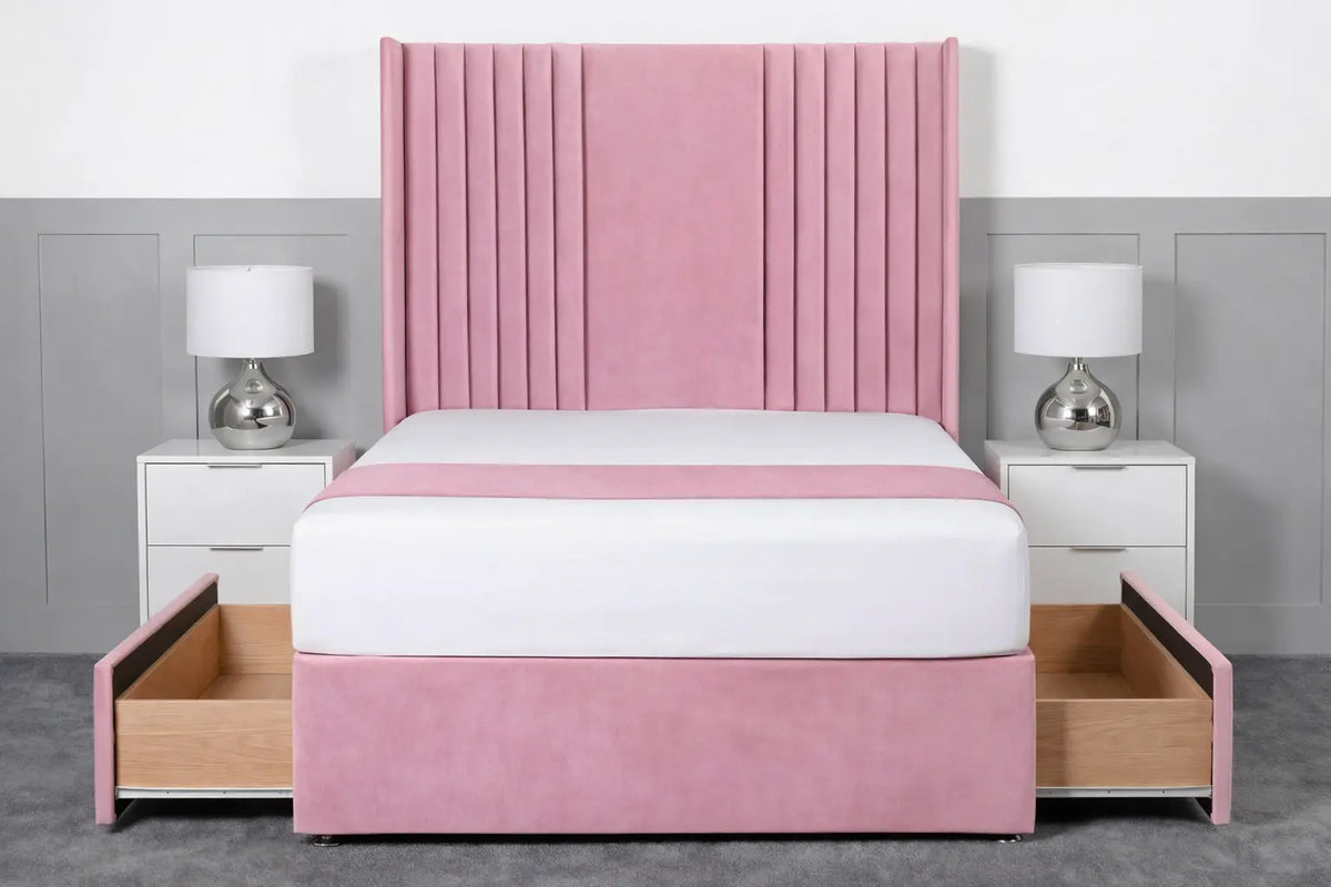 Skyline Wingback Divan bed
