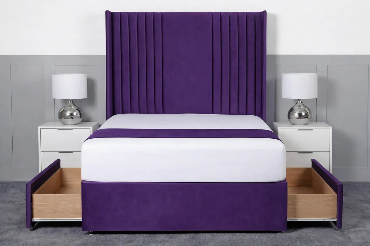 Skyline Wingback Divan bed