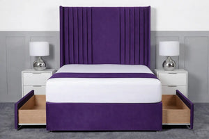 Skyline Wingback Divan bed
