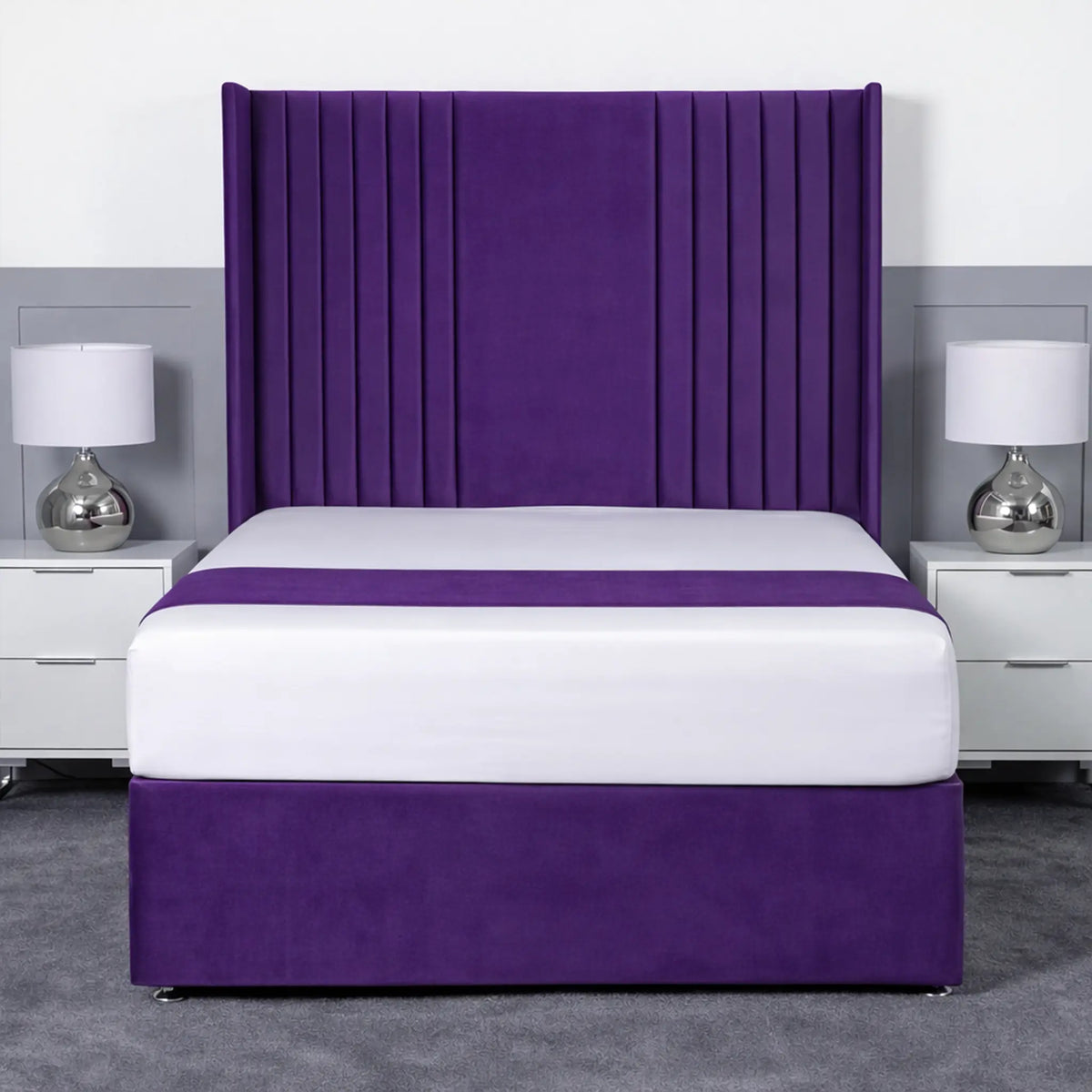 Skyline Wingback Divan bed