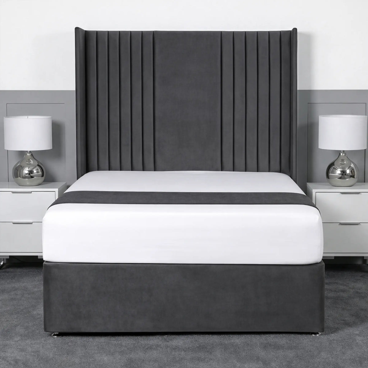 Skyline Wingback Divan bed