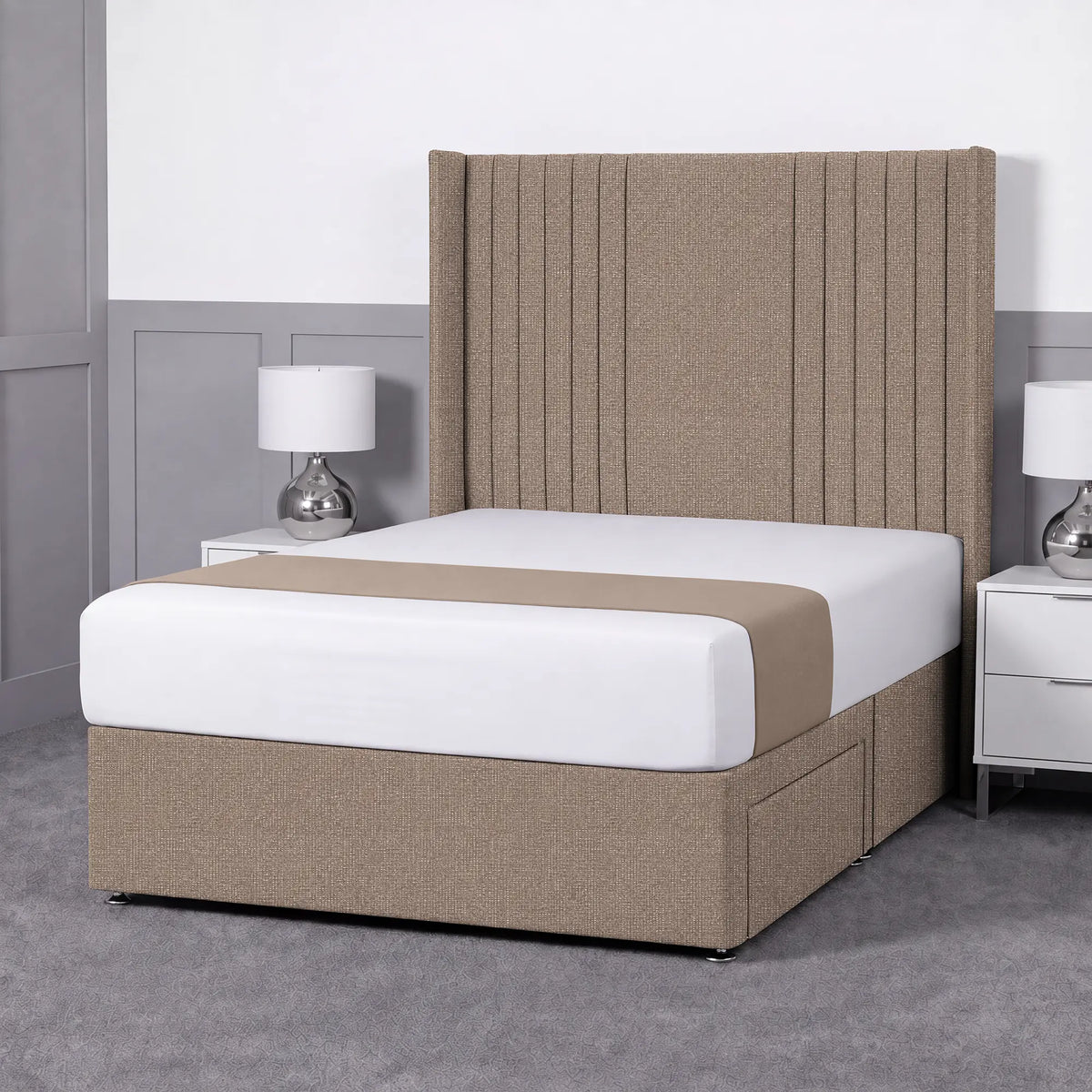 Skyline Wingback Divan bed