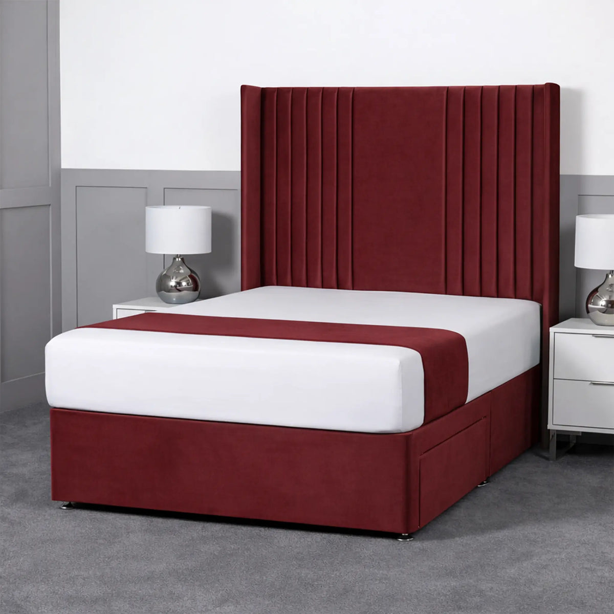 Skyline Wingback Divan bed