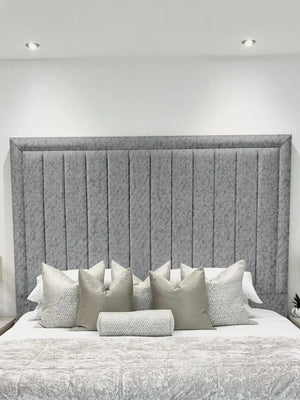 Hampton panel upholstered bed