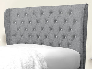 Miri Winged Upholstered Bed