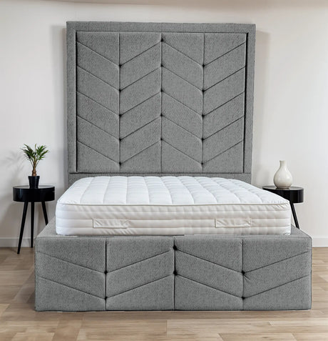 Indulgence Border Upholstered Bed