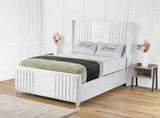 Elise lined winged Upholstered Bed